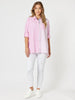 Skyler Stripe Shirt - Pink White