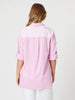 Skyler Stripe Shirt - Pink White