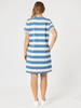 Love & Kisses Dress - Blue/ Natural