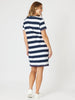 Love & Kisses Dress-Navy Pink