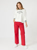 Le Marais Embroidered Sweatshirt - Ivory