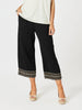 Cross Stitch Wide Leg Pant - Black threadz