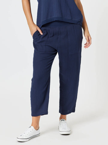 Byron Cotton 7/8 Pant - Navy