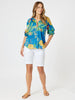 Tropics Top - Blue / Multi