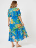 Tropics Midi Dress - Blue / Multi