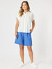 Tropical Embroidered Shirt - White Multi