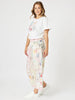 Capri Print Tee - White