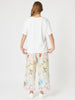 Capri Print Tee - White