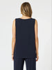 Basic Travel Jersey Tank - Navy
