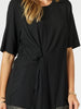 Travel Twist Top - Black threadz