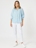 Crayon Stitch Shirt - Sky Blue