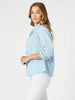 Crayon Stitch Shirt - Sky Blue