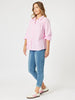 Crayon Stitch Shirt-Pink