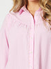 Crayon Stitch Shirt-Pink