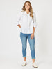 Crayon Stitch Shirt-White