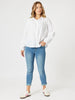 Crayon Stitch Shirt - White