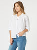 Crayon Stitch Shirt-White