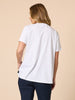Geometric Top-White/Navy