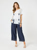 Geometric Top-White/Navy