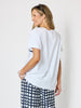 Geometric Top - White/Silver