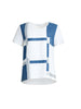 Geometric Top - White/Silver