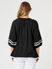 Ric Rac Top - Black