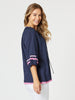 Ric Rac Top-Navy