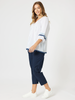 Ric Rac Top - White / Blue