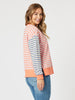 Maxwell Summer Stripe Print Sweat - Multi THREADZ