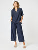 Top Stitch Pant-Navy