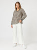 Threadz Le Marais V Neck Top - Animal