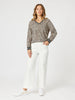 Threadz Le Marais V Neck Top - Animal