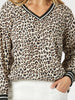 Threadz Le Marais V Neck Top - Animal