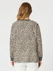 Threadz Le Marais V Neck Top - Animal