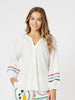 Ric Rac Tunic - White / Blue
