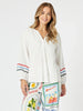 Ric Rac Tunic - White / Blue