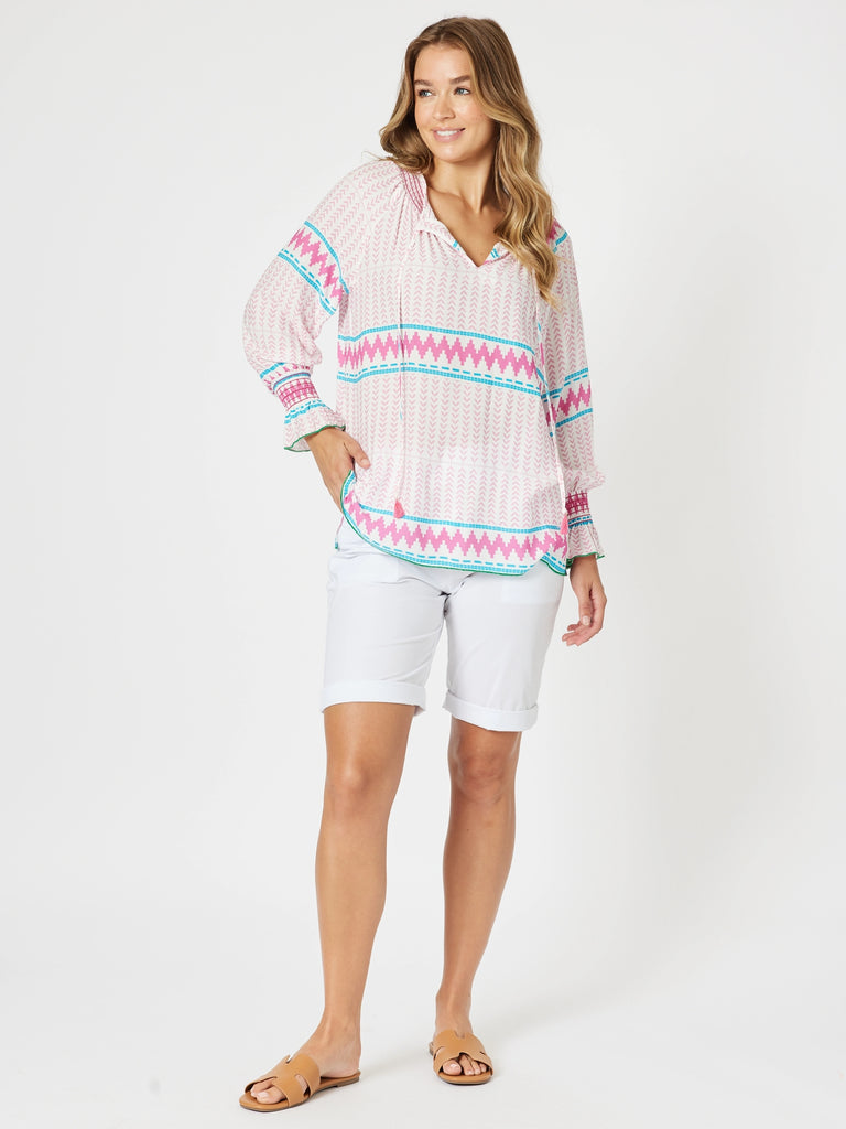 Geo Top-Pink/Multi