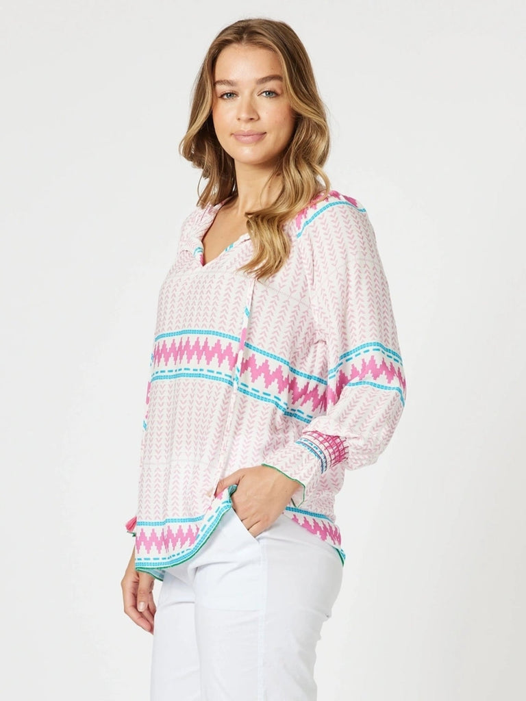 Geo Top-Pink/Multi