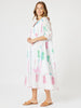 Pineapple Pina Colada Midi Dress - White