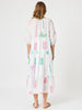 Pineapple Pina Colada Midi Dress - White