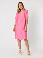 Top Stitch Dress - Candy
