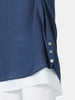 Palma Side Button 2 in 1-Navy/White
