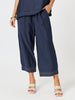 Top Stitch Pant-Navy