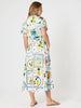 Amalfi Midi Dress - Blue / Multi