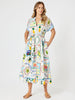 Amalfi Midi Dress - Blue / Multi