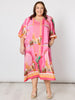 The Tulum Dress-Pink/Multi