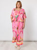 The Tulum Pant-Pink/Multi