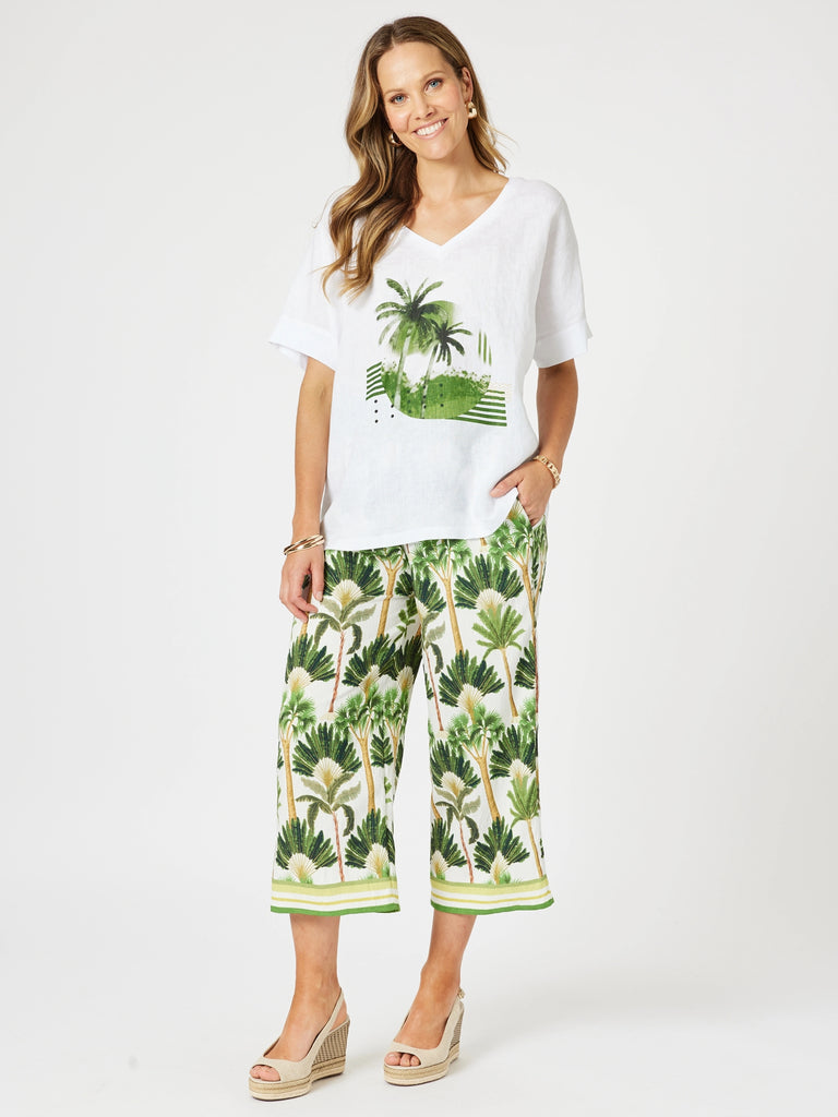 Amazon Print Pant - Green / Multi