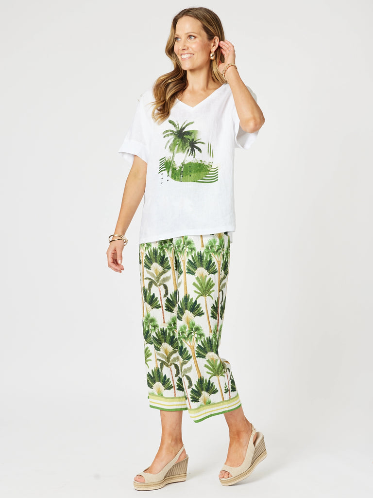 Amazon Print Pant - Green / Multi