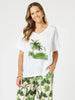 Amazon Rainforest Top - White